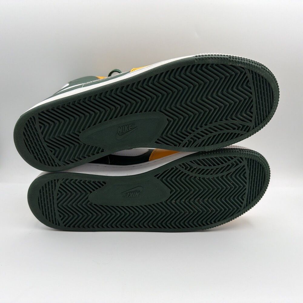 Nike High Top Sneakers Green Yellow White Men’s Size 10.5 FN4442-300 - Picture 5 of 11